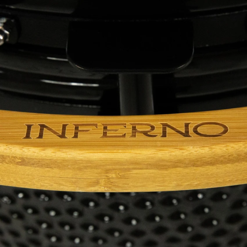 Inferno Kamado large wooden handle with logo