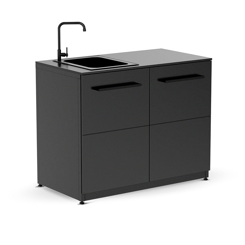 Cozze® Elements Outdoor Kitchen 110cm Sink Module side view