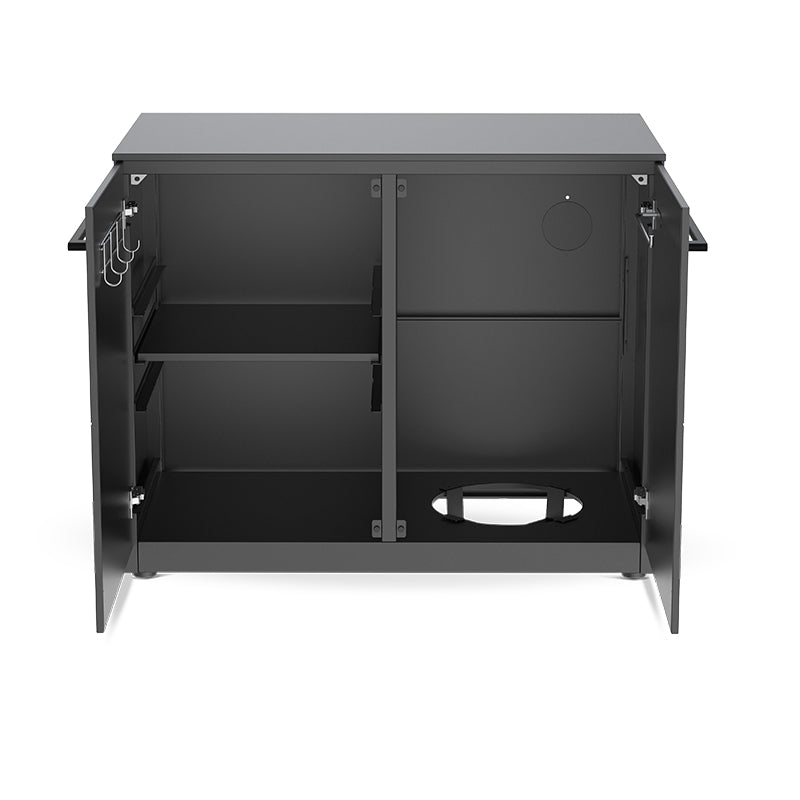 Cozze® Elements Outdoor Kitchen 110cm Door Module with cupboard doors open