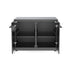 Cozze® Elements Outdoor Kitchen 90cm Low Grill Module with cupboard doors open