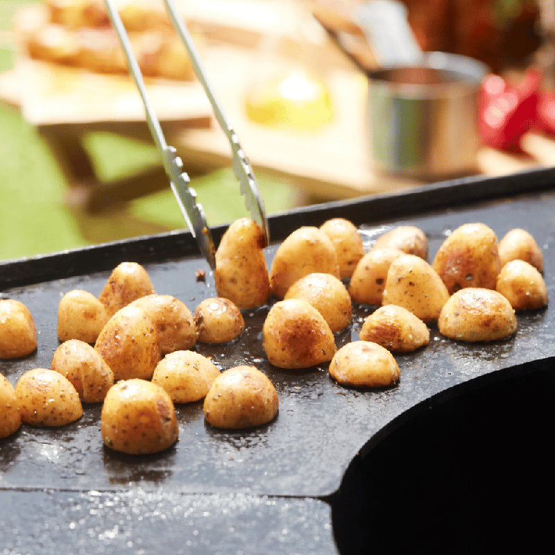 Barbecook Nestor grill cooking potatoes