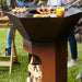 Barbecook Nestor grill cooking flame