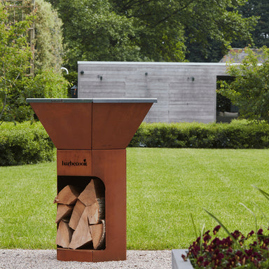 Barbecook Nestor grill in garden