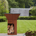 Barbecook Nestor grill in garden