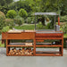 Barbecook Pedro Asado grill complete with buddy table