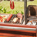 Barbecook Pedro Asado grill with food