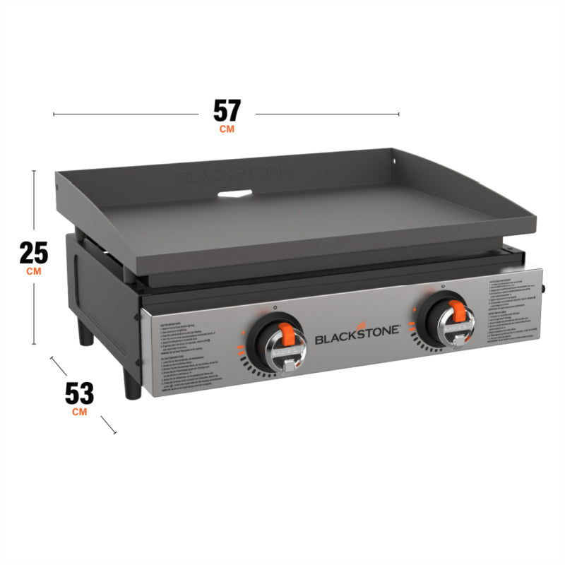 Blackstone 2140 22in Tabletop Griddle Dimensions