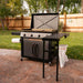 Blackstone 2230 36inch Cabinet with Side Table Extension table up outside