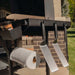 Blackstone 2310 36in Iron Forged Griddle with Hood Accessorys hanging on hooks