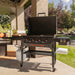 Blackstone 2310 36in Iron Forged Griddle with Hood Open outside on patio