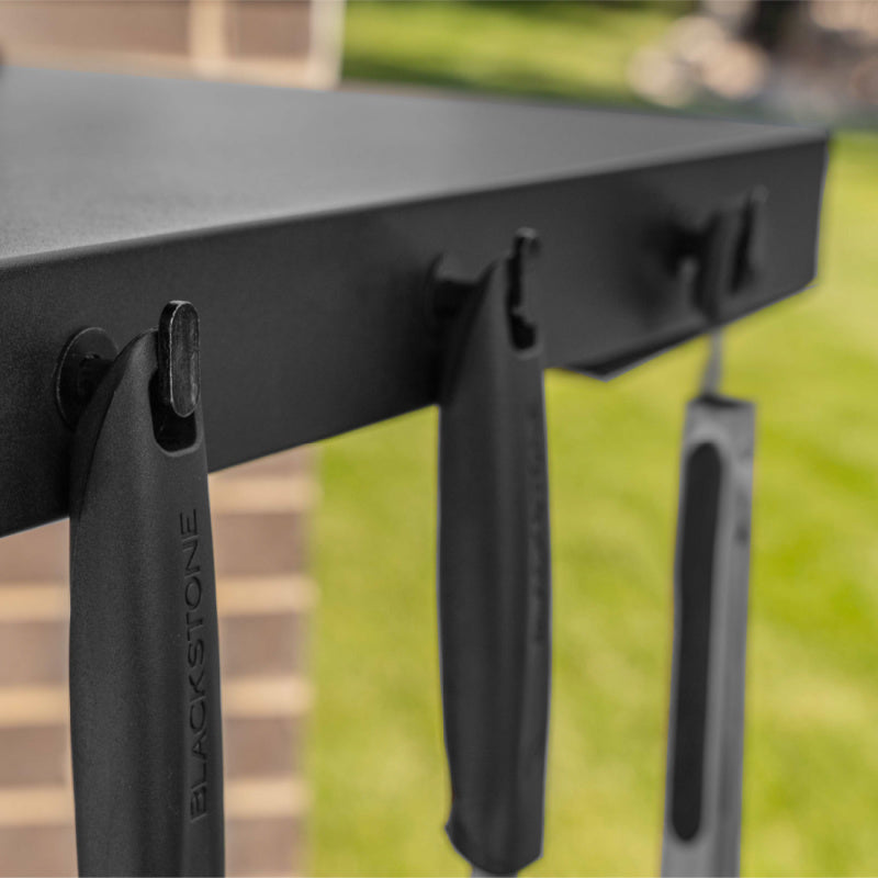 Blackstone 2310 36in Iron Forged Griddle with Hood Accessory hook system
