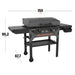Blackstone 2311 Iron Forged 28in Griddle Dimensions