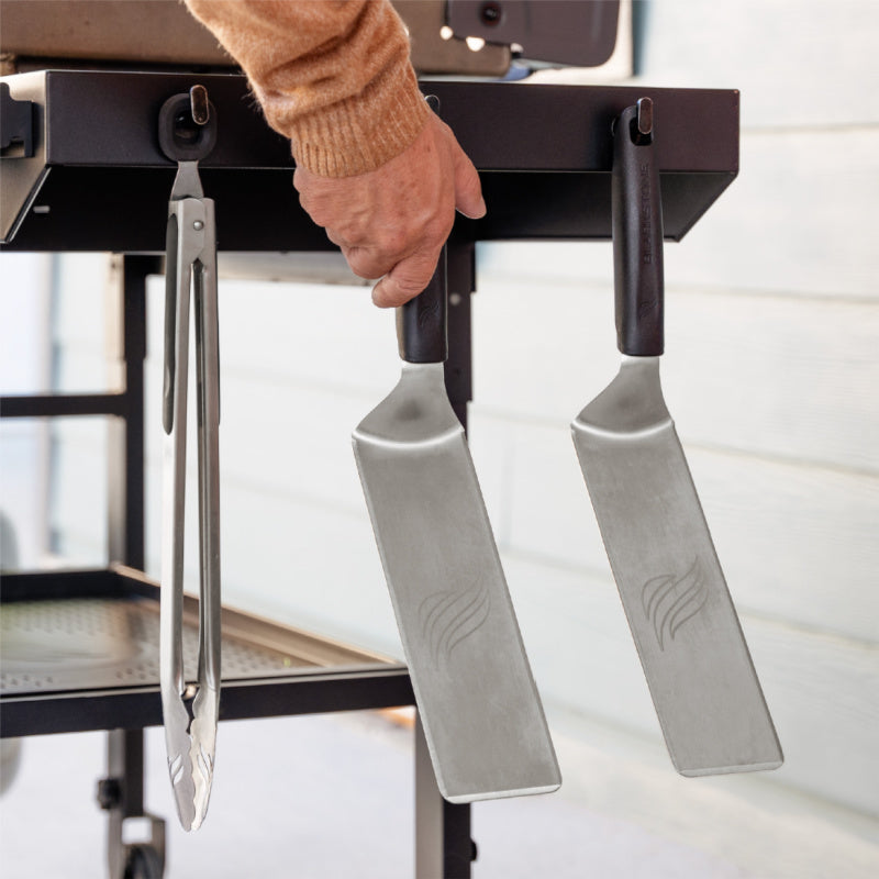 Blackstone 2311 Iron Forged 28in Griddle Accessories on holders