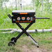Blackstone 2350 22 inch On The Go Omnivore FlexFold Griddle standing in the outdoors on grass
