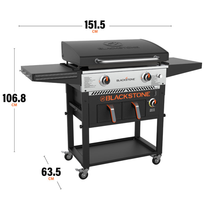 Blackstone 28inch Griddle Airfryer Dimensions