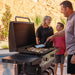 Blackstone 28inch Griddle Airfryer Family cooking outside