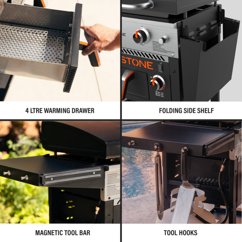 Blackstone 28inch Griddle Airfryer Features