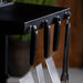 Blackstone 36inch Griddle with Airfryer storage hangers holding accessories