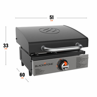 Blackstone 2143 17inch Tabletop Griddle with Hood Dimensions