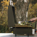 Blackstone 2143 17inch Tabletop Griddle with Hood Side view