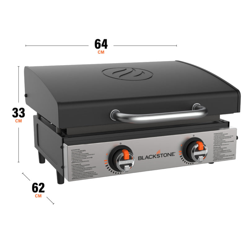 Blackstone 2144EU 22inch Griddle with Hood Dimensions