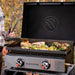 Blackstone 2144EU 22inch Griddle with Hood Cooking on the Griddle outside
