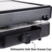 Blackstone ESeries Tabletop Griddle Grease cup closeup