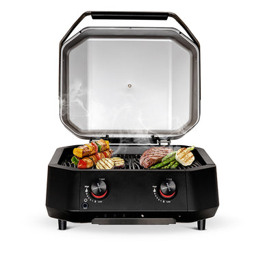 COZZE G500 Gas Grill cooking veges