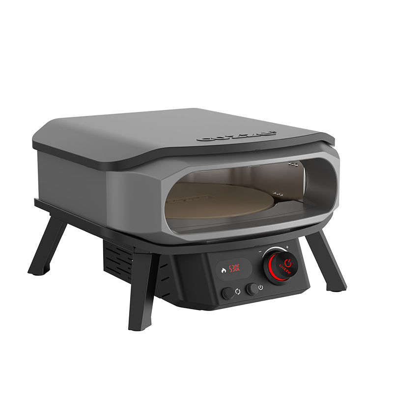 COZZE 13" Premium Rotate Electric Pizza Oven left side view