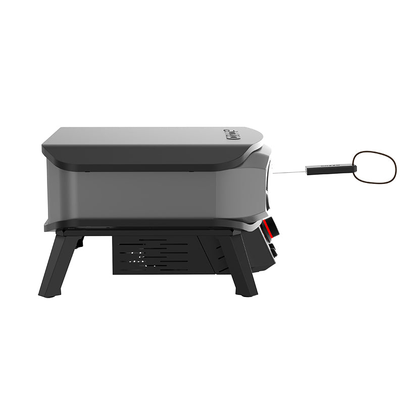 COZZE 13" Premium Rotate Electric Pizza Oven right view with door
