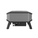 COZZE 13" Premium Rotate Gas Pizza Oven rear view
