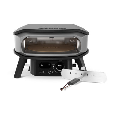 COZZE 13" Premium Rotate Gas Pizza Oven with cover