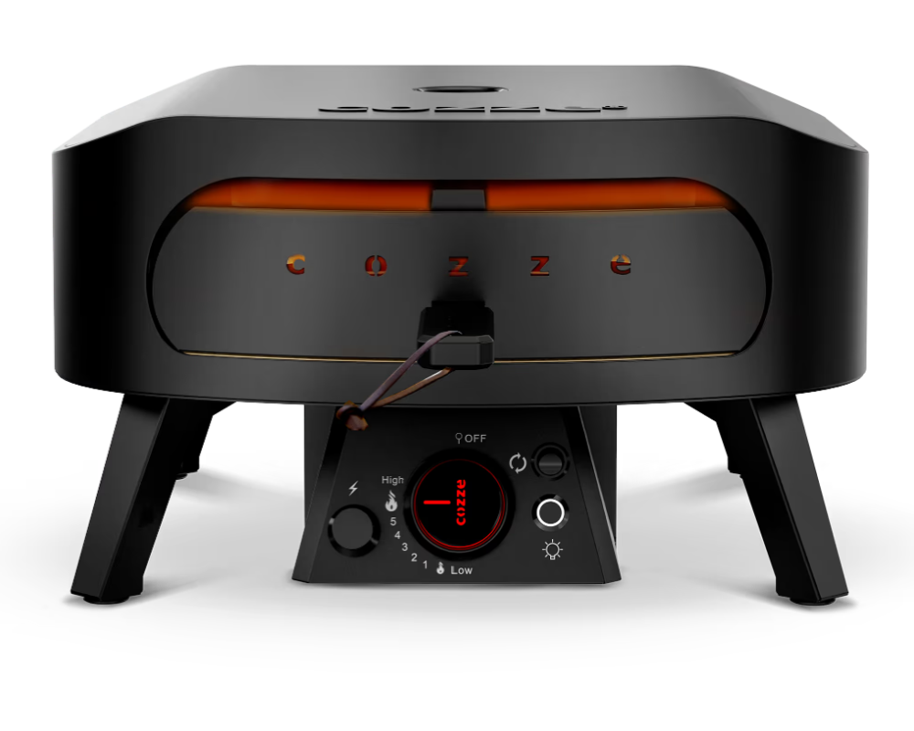 COZZE 13inch ROTATE BLACK EDITION Gas Pizza Oven with cover
