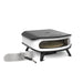 COZZE 17inch Pizza Oven Rotating Stone with COver beside left view