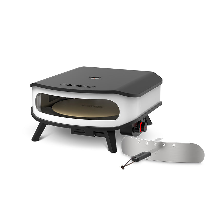 COZZE 17inch Pizza Oven Rotating Stone Cover beside