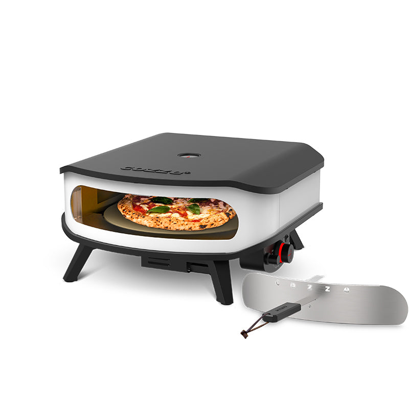COZZE 17inch Pizza Oven Rotating Stone right view
