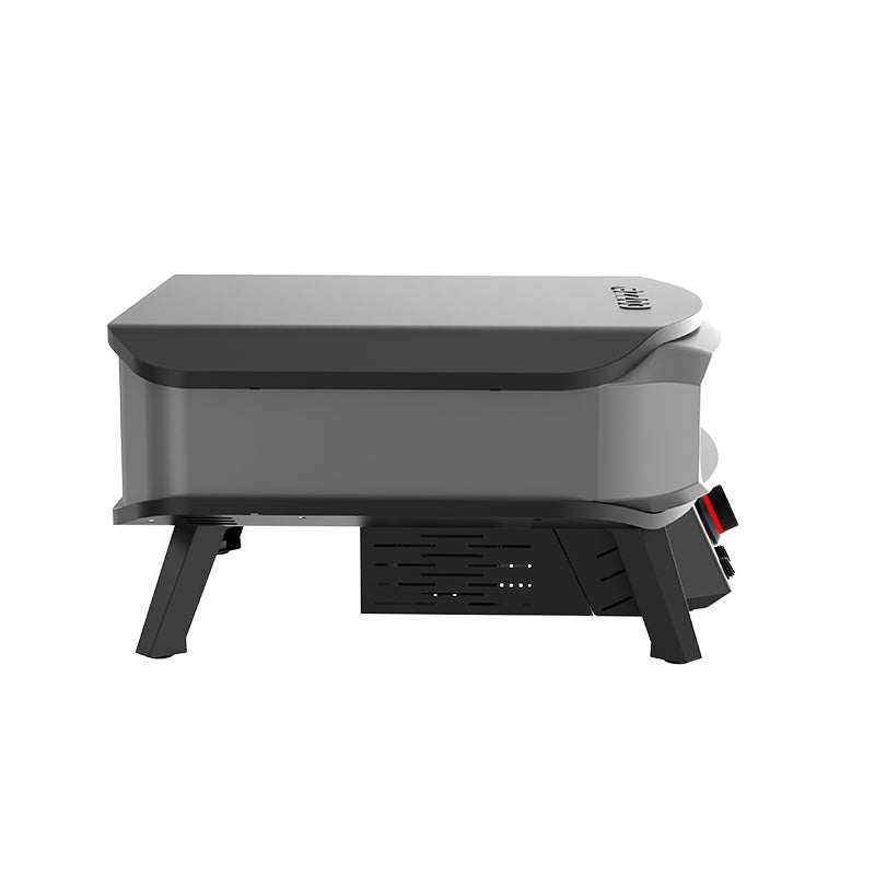 COZZE 17" Premium Rotate Electric Pizza Oven left side