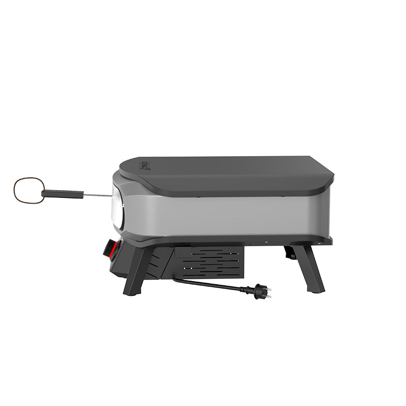 COZZE 17" Premium Rotate Electric Pizza Oven with door right side