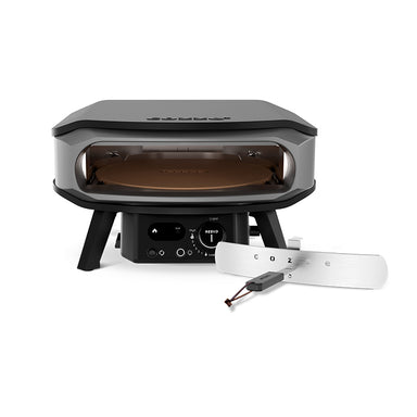 COZZE 17inch Premium Rotate Gas Pizza oven Cover off