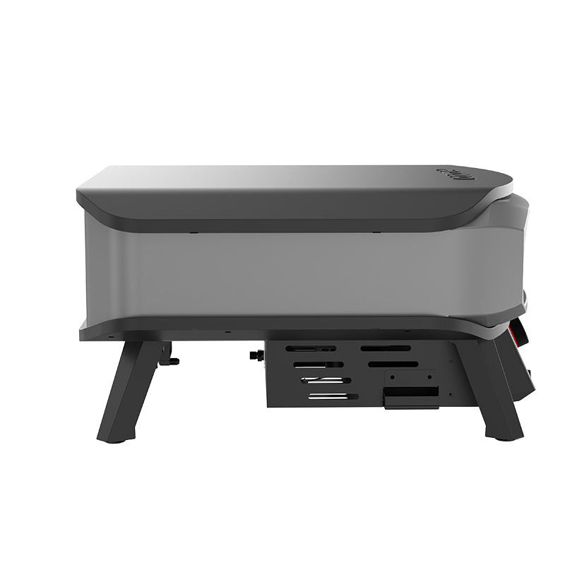 COZZE 17inch Premium Rotate Gas Pizza oven left view