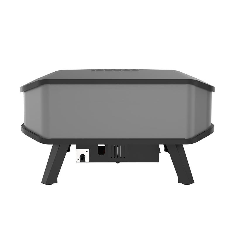 COZZE 17inch Premium Rotate Gas Pizza oven rear view