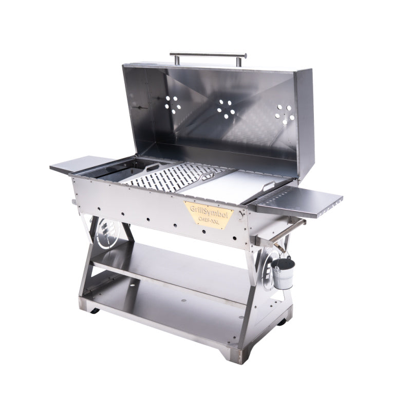 GrillSymbol Charcoal Grill Chef XXL Silver