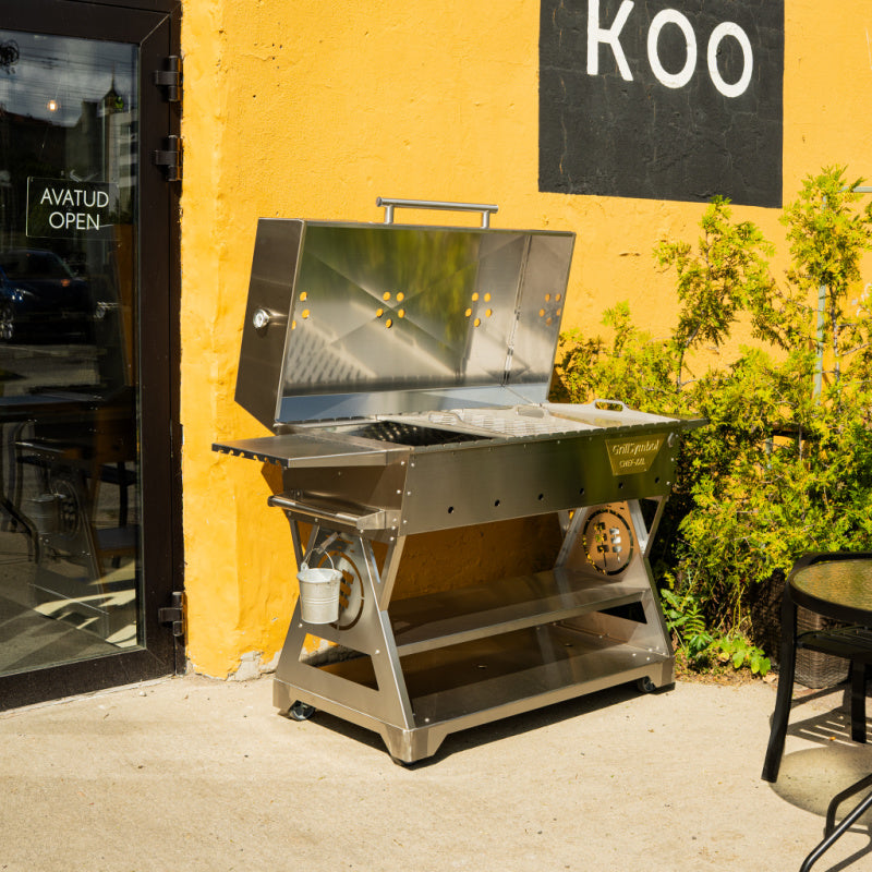 GrillSymbol Charcoal Grill Chef XXL Silver