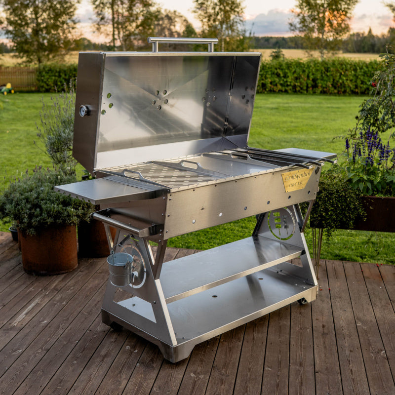 GrillSymbol Charcoal Grill Chef XXL Silver