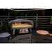 Cozze 24inch Black Edition Gas Pizza Oven with cooking flame