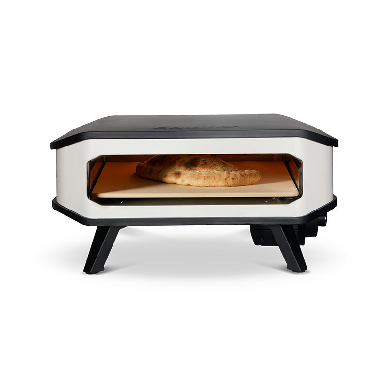 Cozze Electric Pizza Oven 2200W front view with pizza