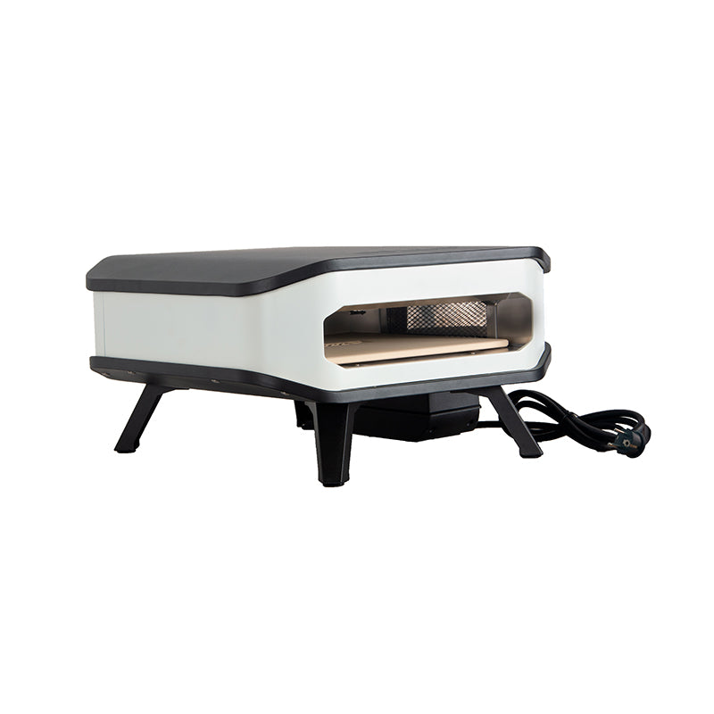 Cozze Electric Pizza oven with cord side view