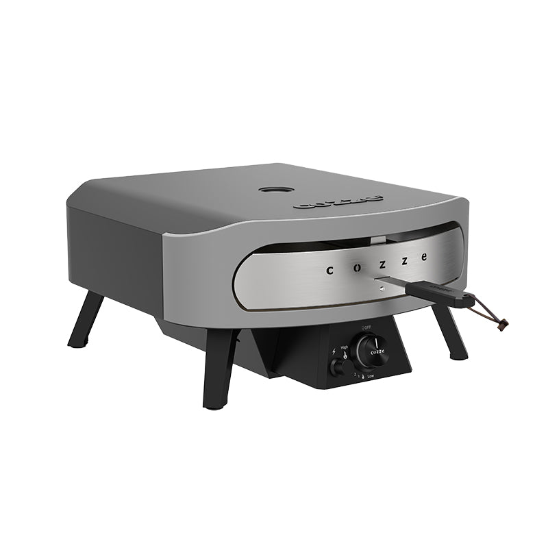 Cozze Gas 17inch Pizza oven with cover side view