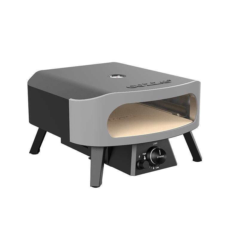 Cozze Gas Classic 13inch Pizza oven side view open