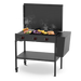 Cozze Accessories 900 Station grilling on Combo 900 grill
